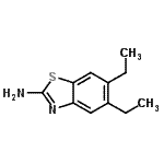 CAS 登录号：83777-92-8， 5,6-二乙基-1,3-苯并噻唑-2-胺