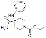 CAS 登录号:83783-72-6, 4-氨基甲酰-4-(苯基氨基)哌啶-1-羧酸乙酯