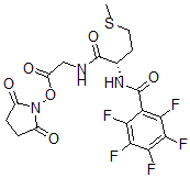 CAS 登录号：83800-45-7， N-五氟苯甲酰蛋氨酰甘氨酸-N-羟基琥珀酰亚胺酯