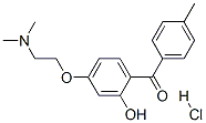 CAS 登录号：83803-92-3， [4-[2-(二甲基氨基)乙氧基]-2-羟基苯基](4-甲基苯基)-甲酮盐酸盐