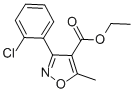 CAS 登录号:83817-50-9, 3-(2-氯苯基)-5-甲基异恶唑-4-羧酸乙酯