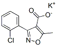 CAS 登录号:83817-52-1, 3-(2-氯苯基)-5-甲基异恶唑-4-羧酸钾