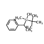 CAS#: 83862-20-8, 2-{1-[Dimethyl(2-methyl-2-propanyl)silyl]ethyl}pyridine