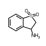 CAS 登录号：83863-51-8， 2,3-二氢-1-苯并噻吩-3-胺1,1-二氧化物
