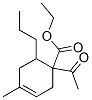 CAS 登录号:83878-03-9, 1-乙酰基-4-甲基-6-丙基环己-3-烯-1-羧酸乙酯