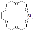 CAS 登录号：83890-22-6， 1,1-二甲基硅杂-17-冠醚-6