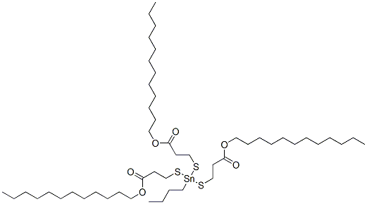 CAS#: 83898-52-6, Dodecyl 5-Butyl-5-((3-(Dodecyloxy)-3-Oxopropyl)Thio)-9-Oxo-10-Oxa-4,6-Dithia-5-Stannadocosanoate