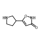 CAS 登录号：83913-01-3， 5-(3-吡咯烷基)-1,2-恶唑-3(2H)-酮