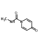 CAS 登录号：83920-48-3， N-甲基-4-氧代-1(4H)-吡啶甲酰胺