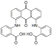 CAS 登录号：83929-62-8， 2,2'-[(9,10-二氢-9,10-二氧代-1,8-蒽二基)二亚胺]二-苯甲酸