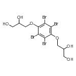 CAS 登录号：83929-75-3， 3,3'-[(2,3,5,6-四溴-1,4-亚苯基)二(氧基)]二(1,2-丙烷二醇)