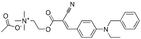 CAS 登录号：83950-16-7， [2-[[2-氰基-3-[4-[乙基苄基氨基]苯基]-1-氧代烯丙基]氧基]乙基]三甲基铵乙酸盐