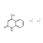 CAS 登录号：83968-62-1， 4-羟基-2(1H)-喹啉酮钠盐(1:2)