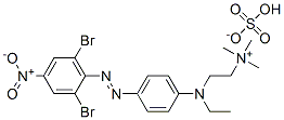 CAS#: 83969-16-8, [2-[[4-[(2,6-Dibromo-4-Nitrophenyl)Azo]Phenyl]Ethylamino]Ethyl]Trimethylammonium Hydrogen Sulphate