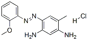 CAS 登录号：83969-24-8， 5-[(2-甲氧基苯基)偶氮]甲苯-2,4-二胺盐酸盐