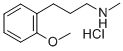 CAS#: 83979-29-7, 3-(O-Methoxyphenyl)-N-Methylpropylamine Hydrochloride
