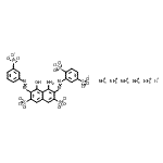 CAS#: 83984-87-6, Ammonium hydrogen 4-amino-3-[(2,5-disulfonatophenyl)diazenyl]-5-hydroxy-6-[(3-phosphonatophenyl)diazenyl]-2,7-naphthalenedisulfonate (5:1:1)