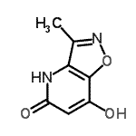 CAS#: 83988-34-5, 7-Hydroxy-3-methyl[1,2]oxazolo[4,5-b]pyridin-5(4H)-one
