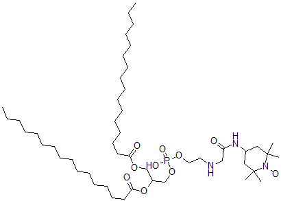 CAS 登录号:83993-19-5, 二棕榈酰甘油磷酰-N-((N-(1-氧化物-2,2,6,6-四甲基-4-哌啶基)氨基甲酰)甲基)乙醇胺