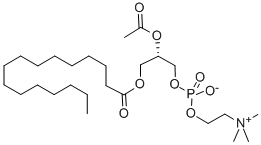 CAS 登录号：84062-61-3， (S]-7-(乙酰氧基)-4-羟基-N,N,N-三甲基-10-氧代-3,5,9-三氧杂-4-磷杂二十五烷-1-铵内盐 4-氧化物