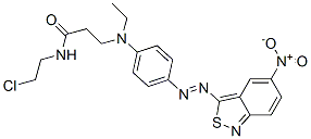 CAS#: 84100-07-2, N-(2-Chloroethyl)-3-[Ethyl[4-[(5-Nitro-2,1-Benzisothiazol-3-Yl)Azo]Phenyl]Amino]Propionamide