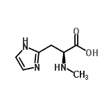 CAS 登录号：841203-66-5， 3-(1H-咪唑-2-基)-N-甲基-L-丙氨酸