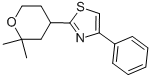 CAS 登录号：84125-30-4， 2-(2,2-二甲基四氢-2H-吡喃-4-基)-4-苯基噻唑