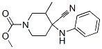 CAS#: 84145-24-4, Methyl 4-Cyano-3-Methyl-4-(Phenylamino)Piperidine-1-Carboxylate