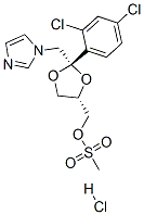 CAS#: 84145-27-7, cis-2-(2,4-Dichlorophenyl)-2-(1H-Imidazol-1-Ylmethyl)-1,3-Dioxolane-4-Ylmethyl Methanesulphonate Monohydrochloride