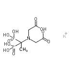 CAS 登录号：84196-12-3， 钾[(羧甲基)(1,1-二磷酰乙基)氨基]乙酸酯