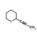 CAS 登录号：84203-71-4， 2-(1-丙炔-1-基)四氢-2H-噻喃