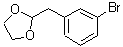 CAS 登录号：842123-87-9， 2-(3-溴苄基)-1,3-二氧戊环