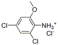 CAS 登录号：84254-93-3， 2,4-二氯-6-甲氧基苯铵氯化物