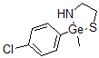CAS 登录号：84260-42-4， 2-次氮基乙烷硫醇(4-氯苯基)-甲基-锗