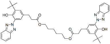 CAS#: 84268-08-6, 3-[3-(2-Benzotriazolyl)-5-tert-butyl-4-hydroxyphenyl]propanoic acid hexyl ester