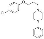 CAS 登录号：84344-35-4， 1-(3-(4-氯苯氧基)丙基)-4-苯基-哌嗪