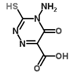 CAS 登录号：84424-75-9， 4-氨基-5-氧代-3-硫代-2,3,4,5-四氢-1,2,4-三嗪-6-羧酸
