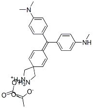 CAS 登录号：84434-47-9， [4-[[4-(二甲基氨基)苯基][4-(甲基氨基)苯基]亚甲基]环己-2,5-二烯-1-亚基]二甲基铵乙酸盐