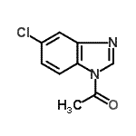 CAS 登录号：84445-78-3， 1-(5-氯-1H-苯并咪唑-1-基)乙酮