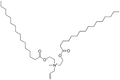 CAS 登录号:84454-87-5, N-烯丙基二(2-(棕榈酰氧基)乙基)甲基铵溴化物