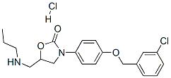 CAS#: 84460-00-4, 3-[4-[(3-Chlorophenyl)Methoxy]Phenyl]-5-(Propylaminomethyl)Oxazolidin- 2-One Hydrochloride
