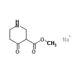 CAS 登录号：84473-62-1， 4-氧代-3-哌啶羧酸甲酯钠盐(1:1)