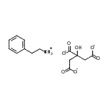 CAS 登录号：84473-65-4， 苯乙基铵柠檬酸盐