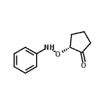 CAS 登录号：844865-95-8， (2R)-2-(苯胺基氧基)环戊酮