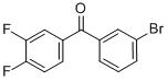 CAS#: 844879-35-2, 3-Bromo-3',4'-Difluorobenzophenone