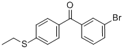 CAS 登录号：844879-52-3， 3-溴-4'-(乙硫基)二苯甲酮