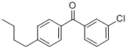 CAS 登录号：844884-93-1， 4-正丁基-3'-氯二苯甲酮