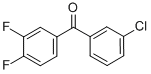 CAS#: 844884-94-2, 3-Chloro-3',4'-Difluorobenzophenone