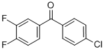 CAS#: 844885-01-4, 4-Chloro-3',4'-Difluorobenzophenone