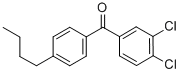 CAS 登录号：844885-30-9， 4-正丁基-3',4'-二氯二苯甲酮